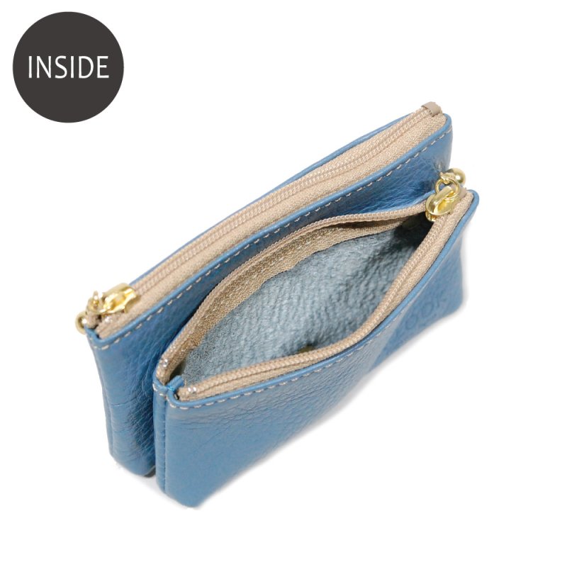 画像7: オリーブレザー 親子ポーチ (7)