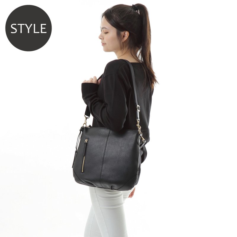 画像7: オリーブレザー2wayショルダー (7)