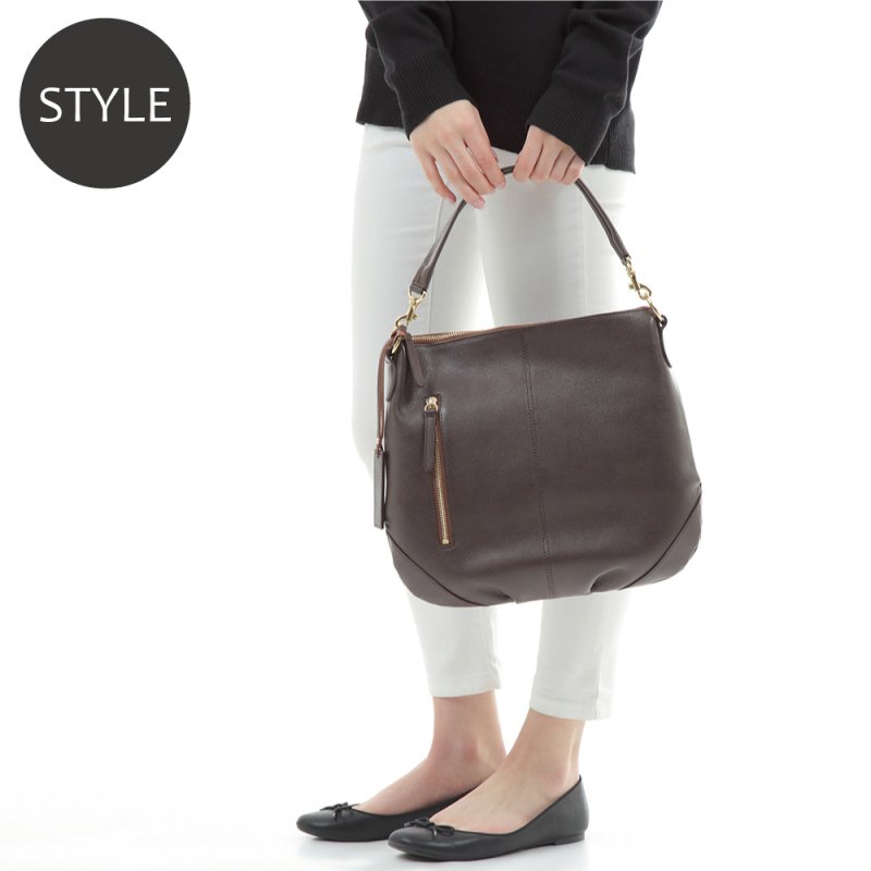 画像13: オリーブレザー2wayショルダー (13)