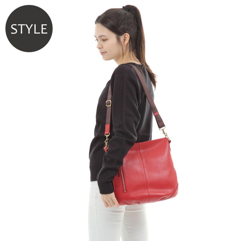 画像19: オリーブレザー2wayショルダー (19)