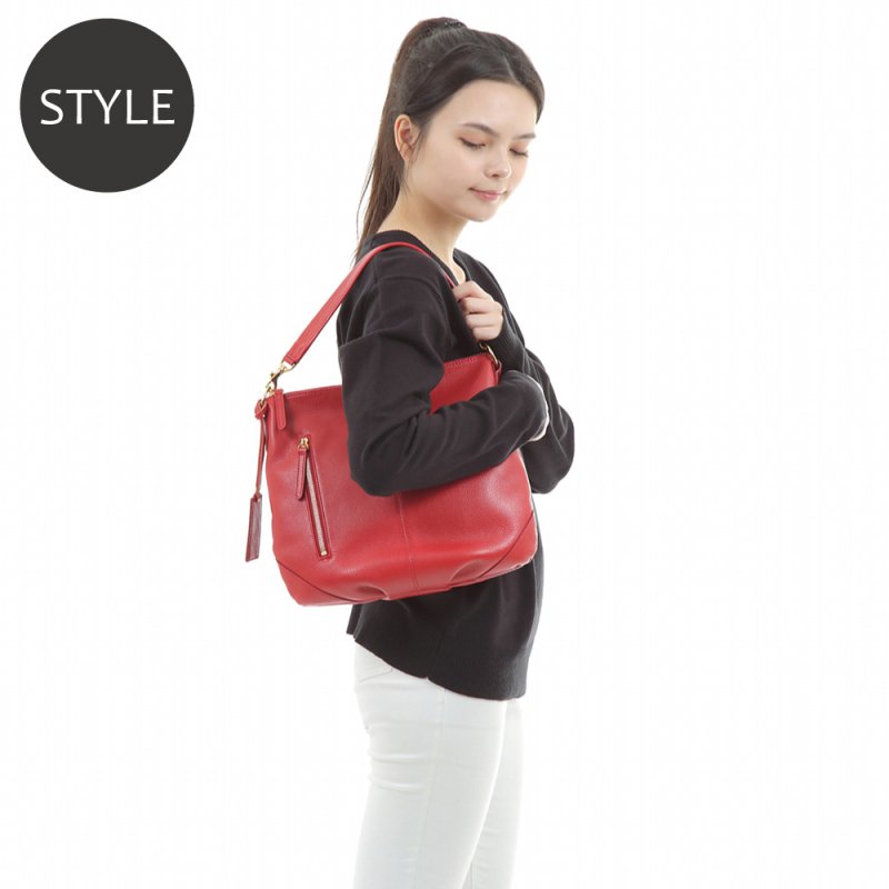 画像20: オリーブレザー2wayショルダー (20)