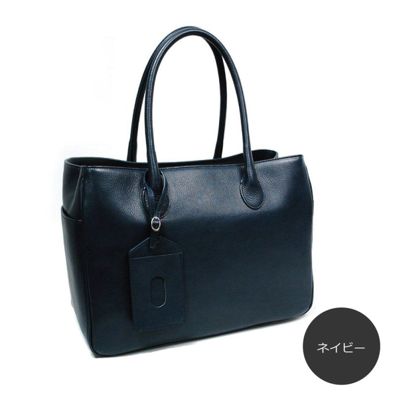 画像12: オリーブレザー トートバッグ (12)