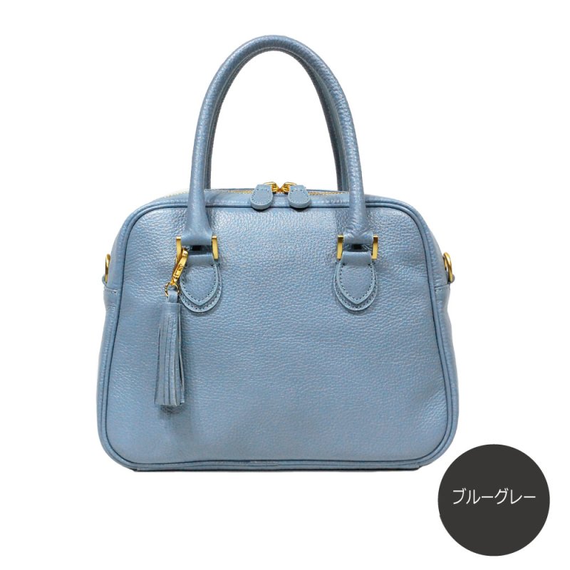 画像10: オリーブレザー 2wayミニボストンバッグ（ショルダー&手提げ） (10)