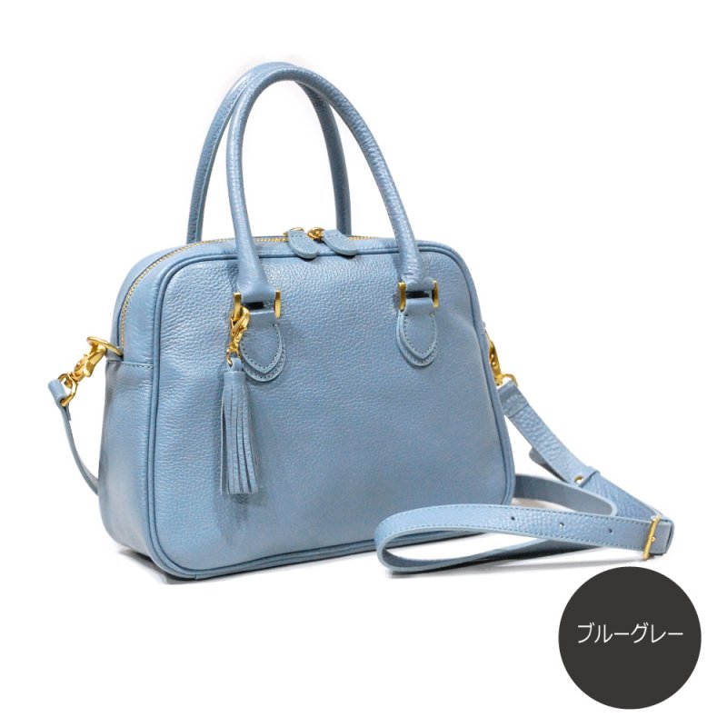 画像11: オリーブレザー 2wayミニボストンバッグ（ショルダー&手提げ） (11)