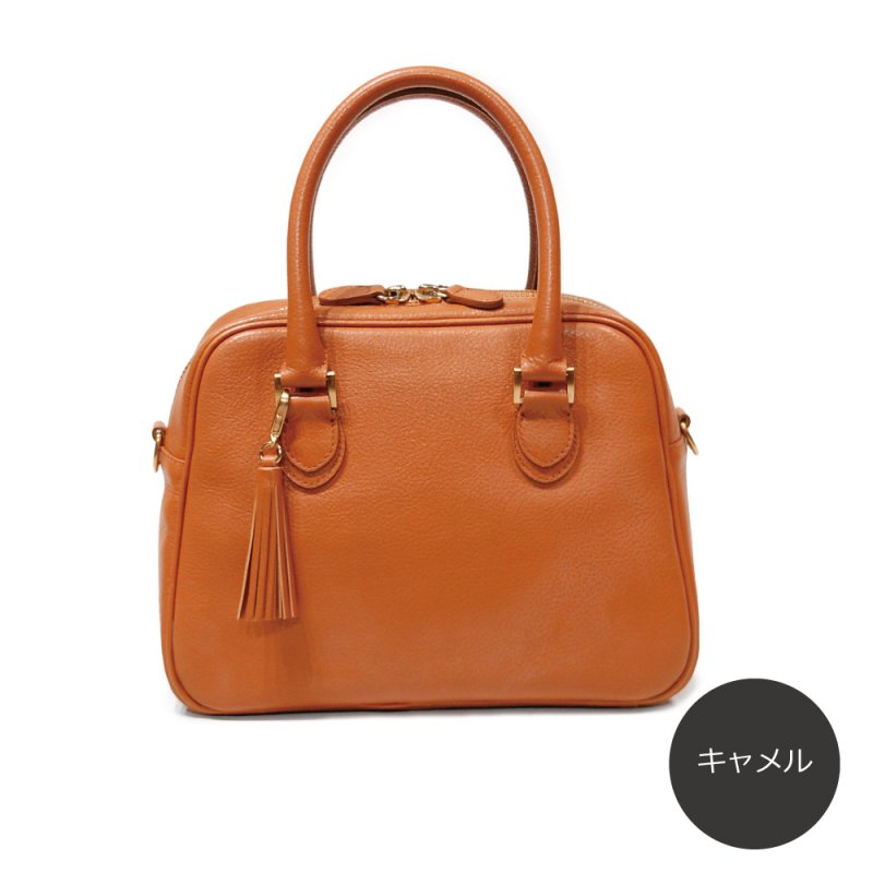 画像12: オリーブレザー 2wayミニボストンバッグ（ショルダー&手提げ） (12)