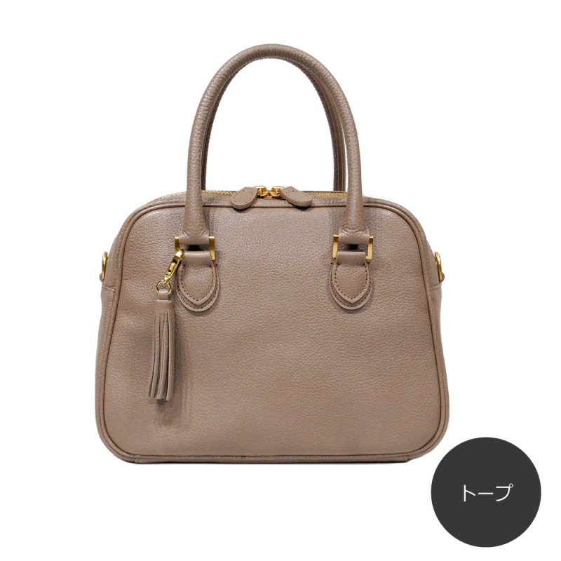 画像22: オリーブレザー 2wayミニボストンバッグ（ショルダー&手提げ） (22)