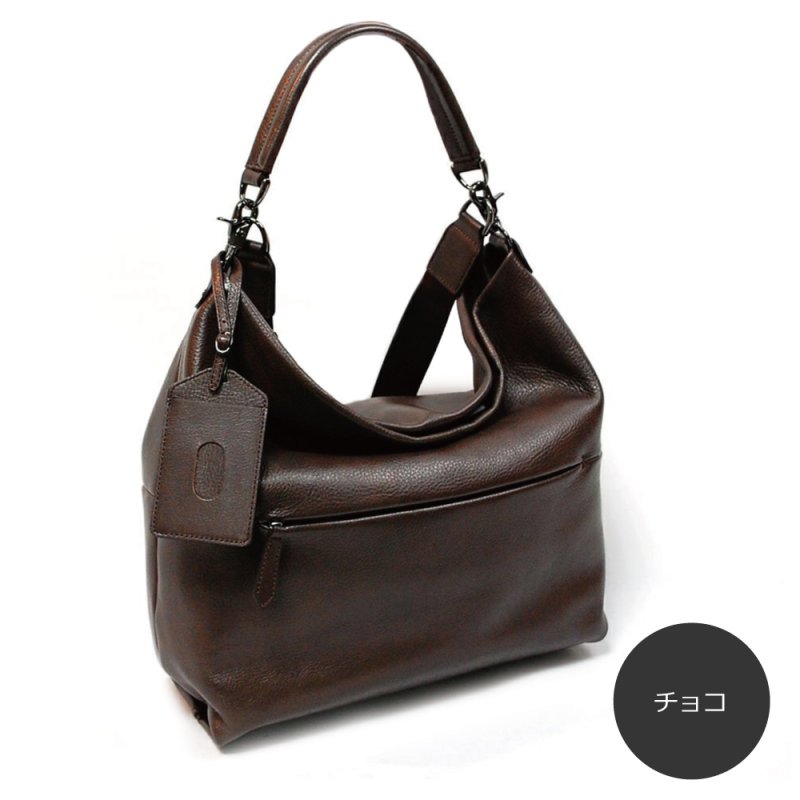 画像5: オリーブレザー 2wayラージショルダー (5)