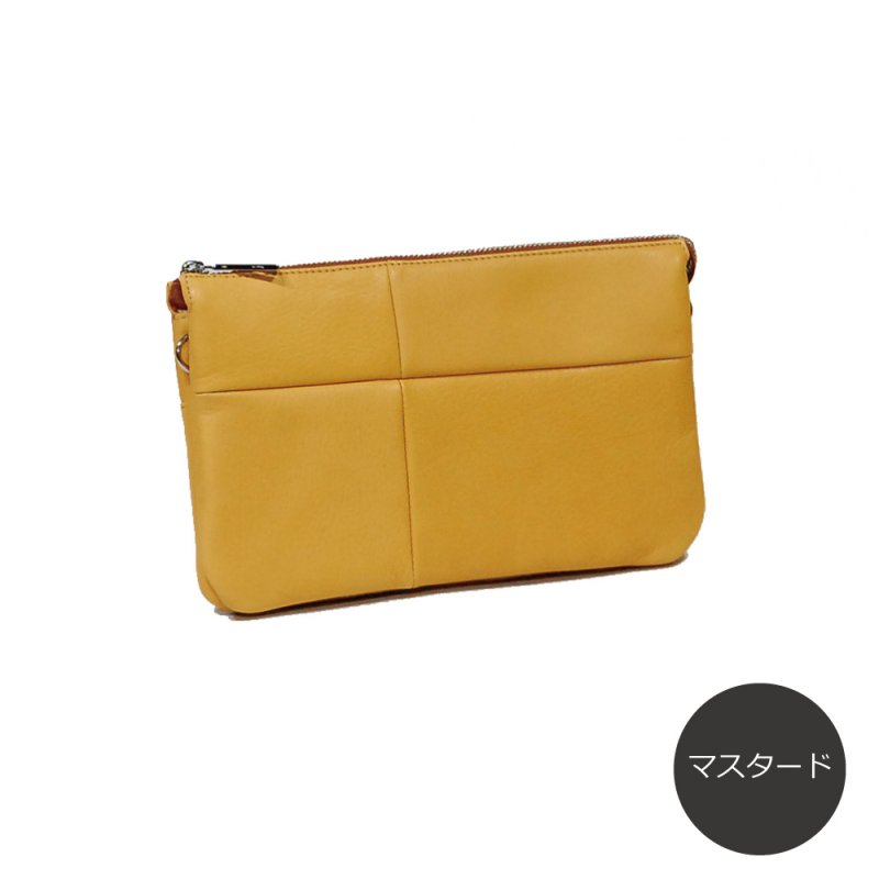 画像5: 手袋用ソフトレザーで作った ワッフルボディーショルダー (5)