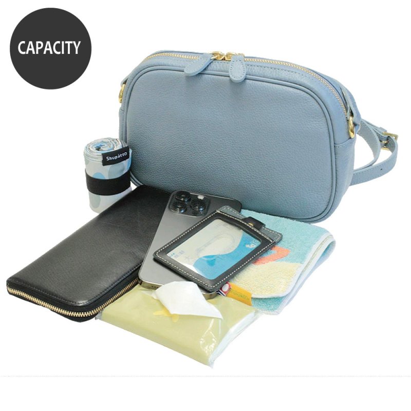 画像8: オリーブレザー ビーンズショルダー (8)