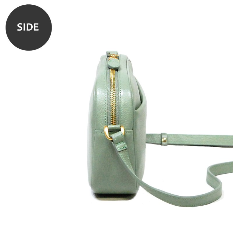 画像3: オリーブレザー ビーンズショルダー (3)