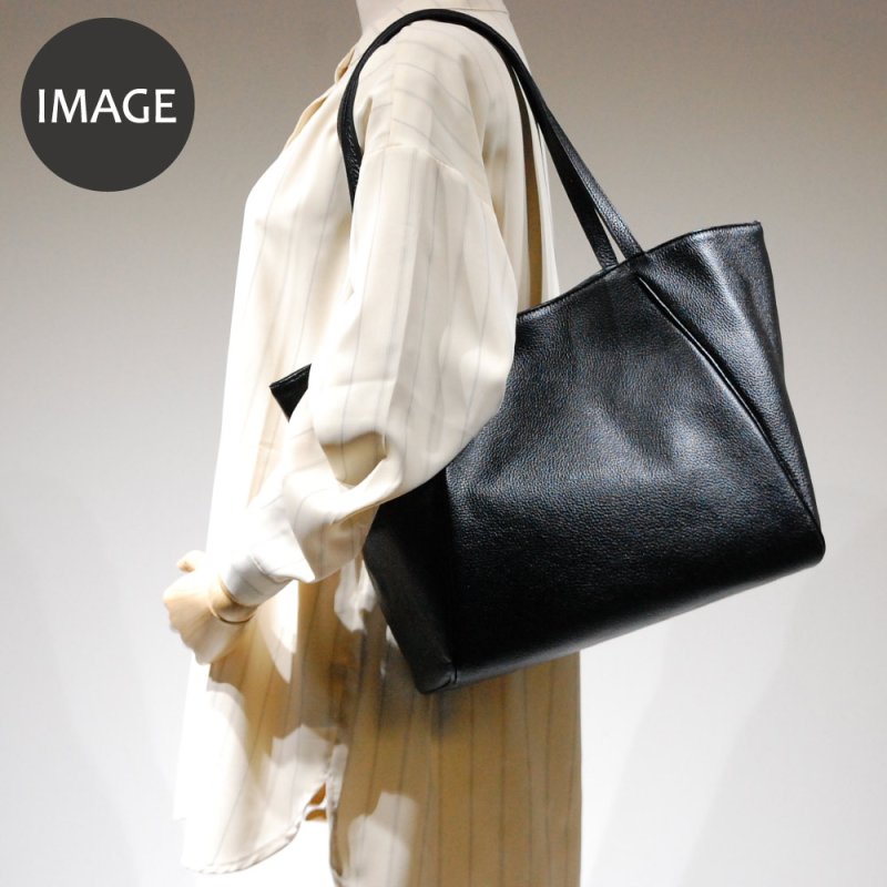 画像11: オリーブレザー フォルムチェンジA4トート (11)