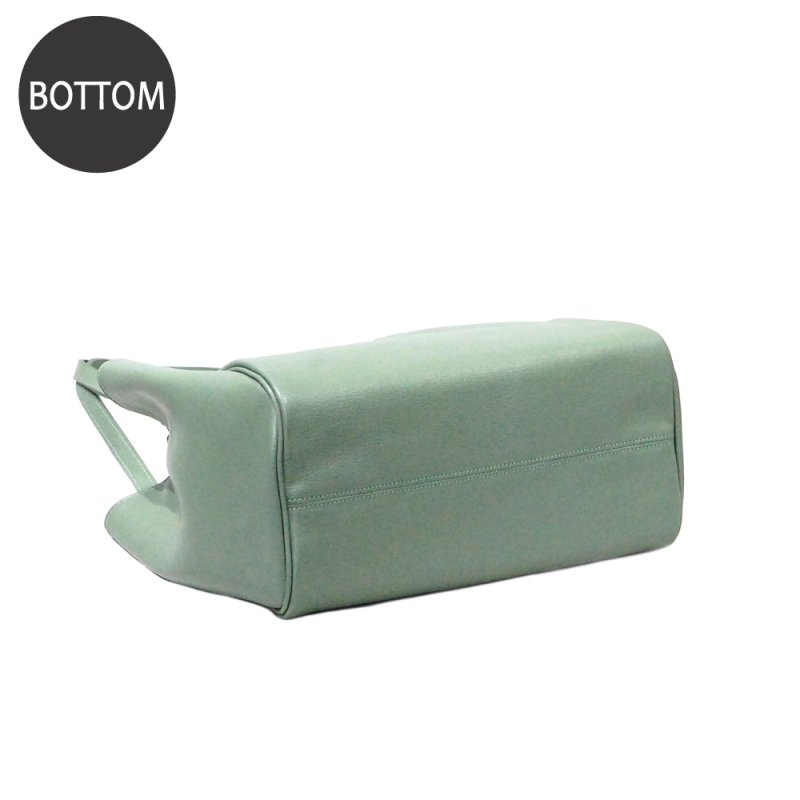 画像4: オリーブレザー フォルムチェンジA4トート (4)