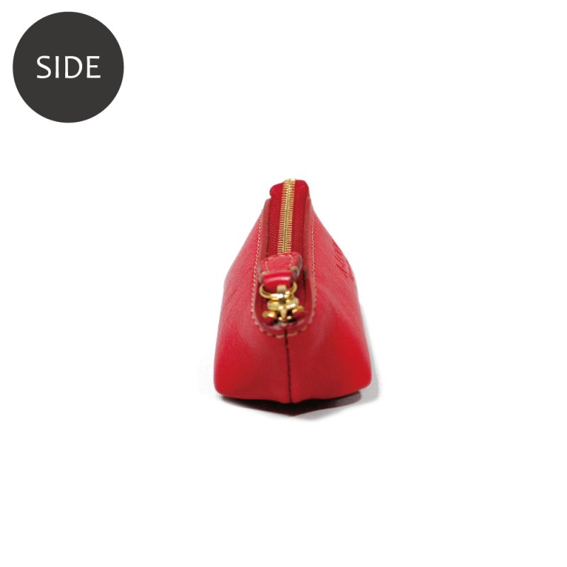 画像4: オリーブレザー 舟形コインポーチ (4)