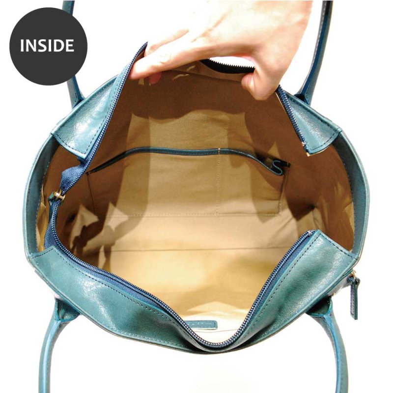 画像12: どんぐりレザー カジュアルB5トート (12)