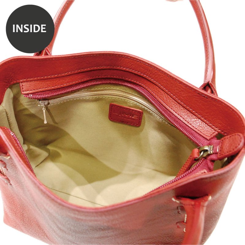 画像12: どんぐりレザー 2wayハンドバッグ (12)