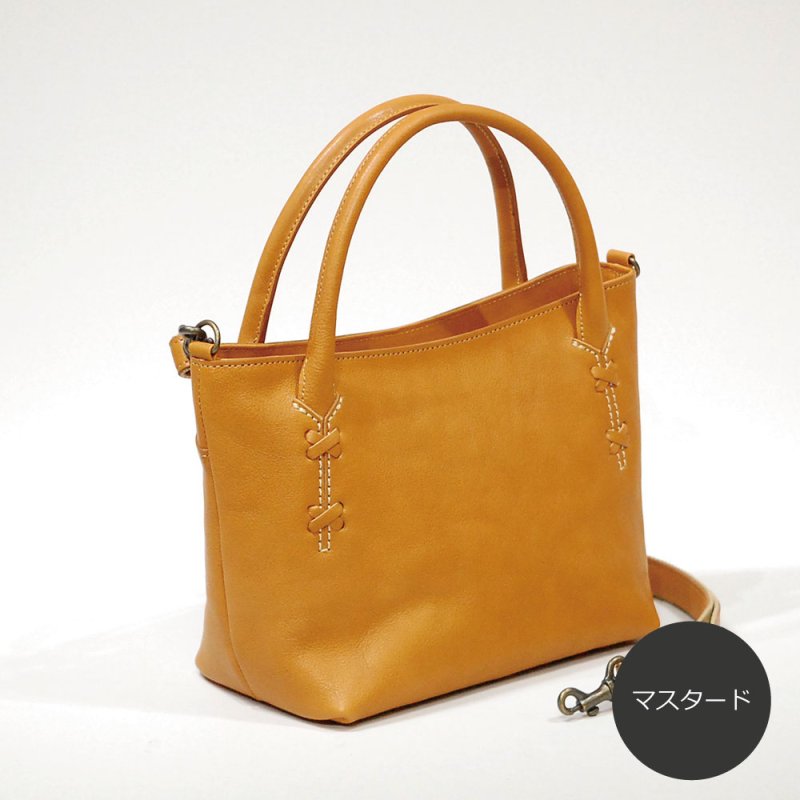 画像6: どんぐりレザー 2wayハンドバッグ (6)