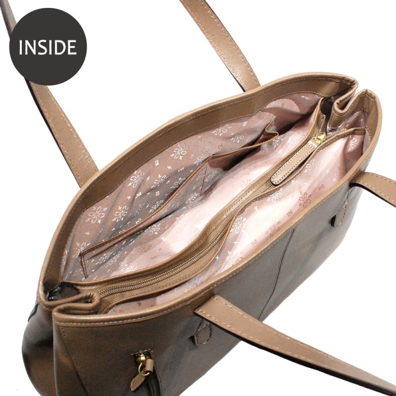 画像6: オイルアップレザー カジュアルビジネスA4トート (6)