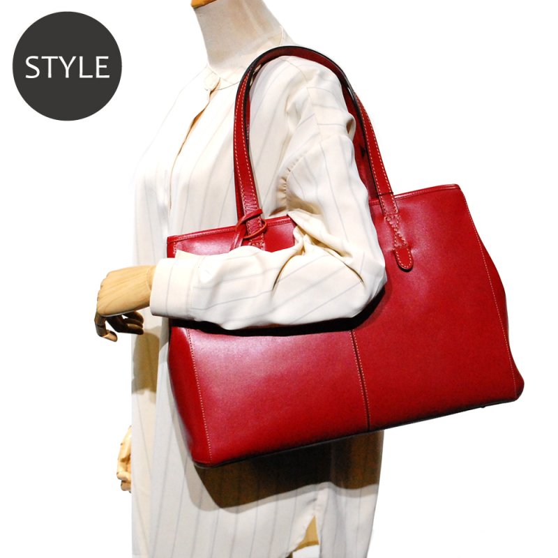 画像8: オイルアップレザー カジュアルビジネスA4トート (8)