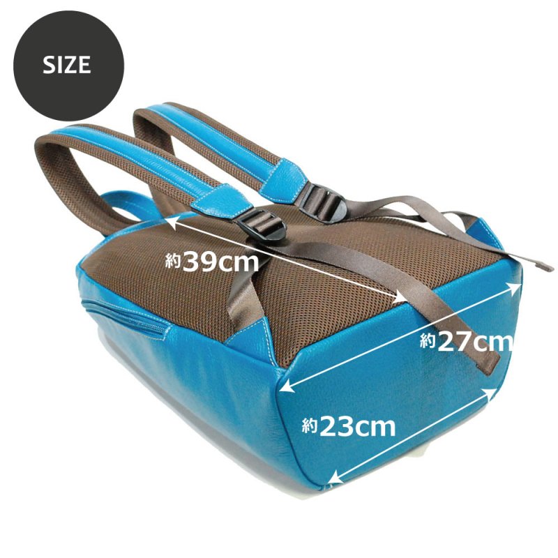 画像13: 傷が目立たないエンボスシュリンクの 軽量ラウンドリュック (13)