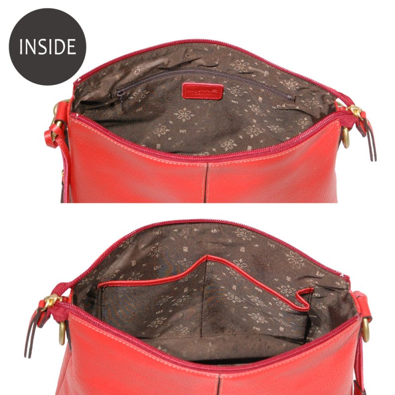 画像5: 傷が目立たないエンボスシュリンクの 2wayショルダーバッグ (5)