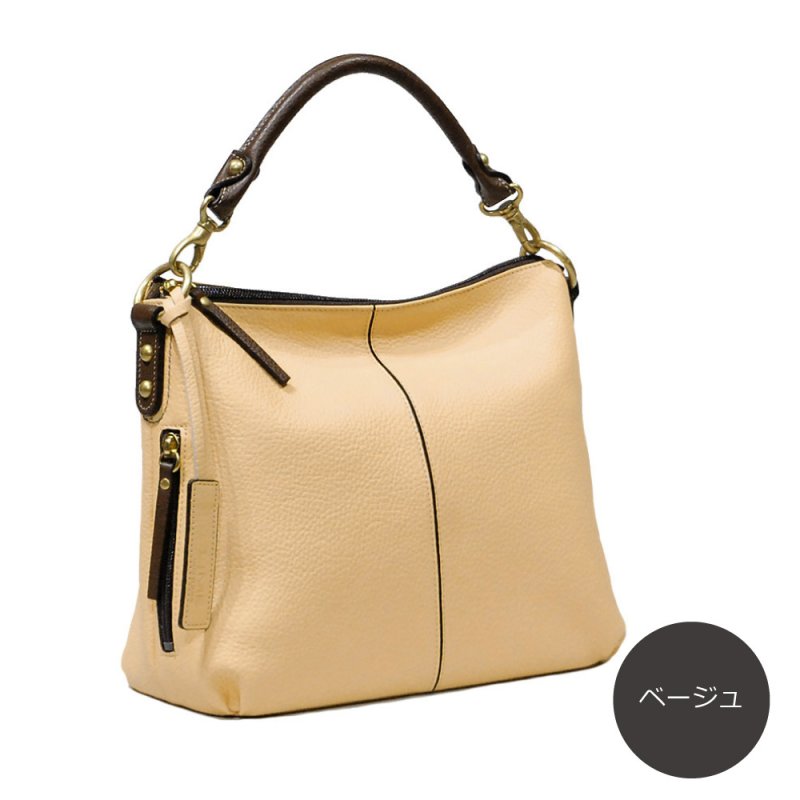 画像10: 傷が目立たないエンボスシュリンクの 2wayショルダーバッグ (10)