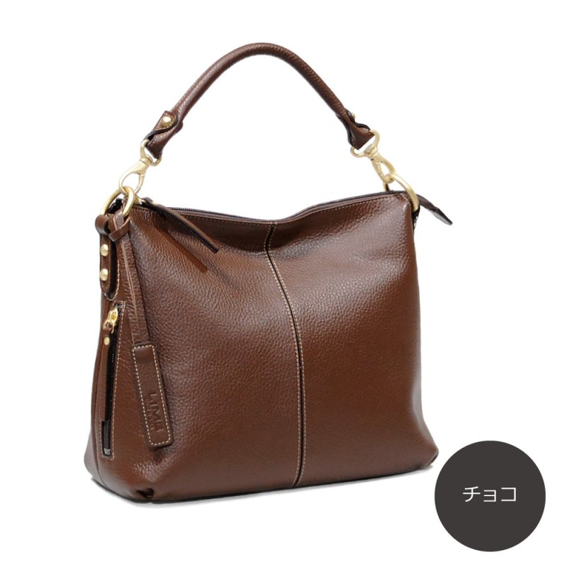 画像12: 傷が目立たないエンボスシュリンクの 2wayショルダーバッグ (12)