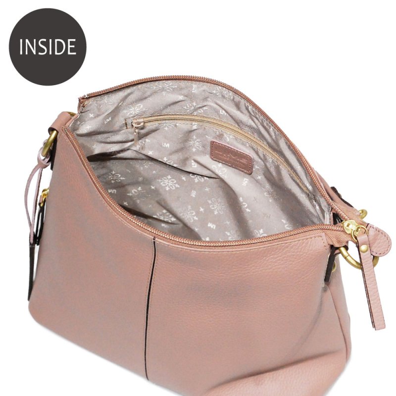 画像19: 傷が目立たないエンボスシュリンクの 2wayショルダーバッグ (19)