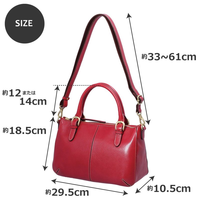 画像13: オイルアップレザー 2wayミニバッグ (13)