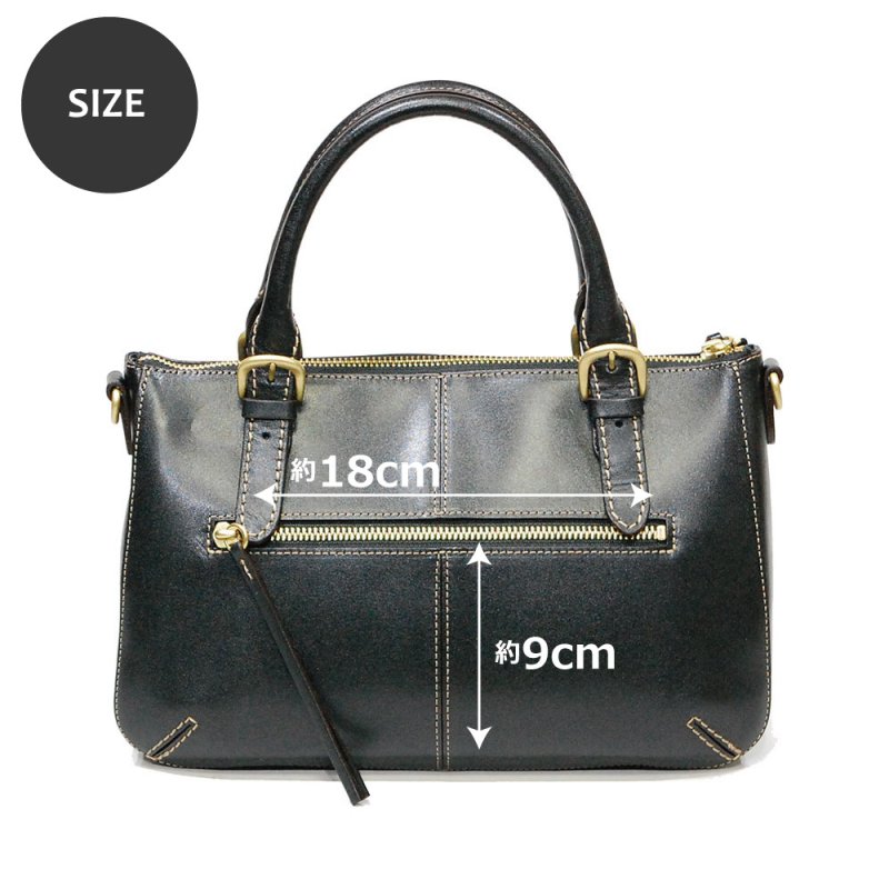 画像14: オイルアップレザー 2wayミニバッグ (14)