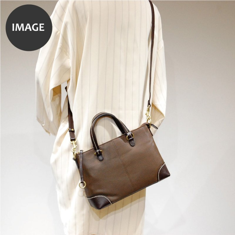 画像15: ソフトレザーの2wayミニバッグ (15)