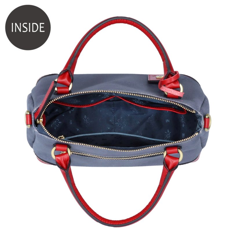 画像5: デニム調レザー 2wayミニバッグ (5)