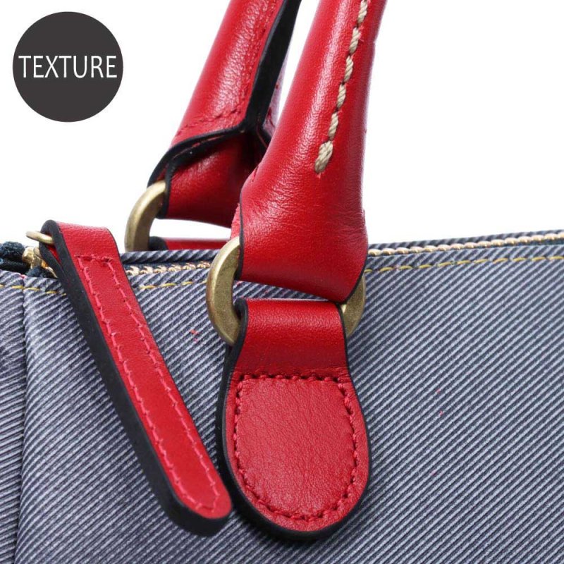 画像6: デニム調レザー 2wayミニバッグ (6)