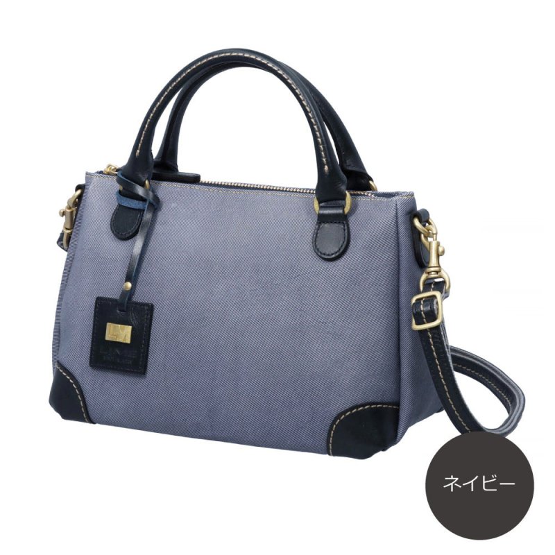 画像12: デニム調レザー 2wayミニバッグ (12)