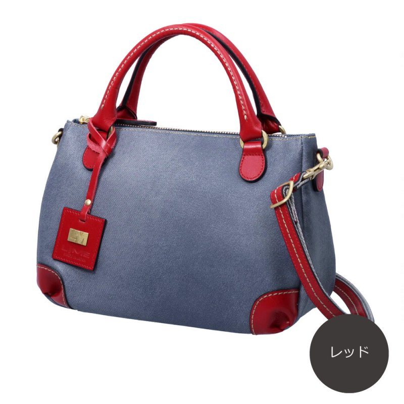 画像11: デニム調レザー 2wayミニバッグ (11)