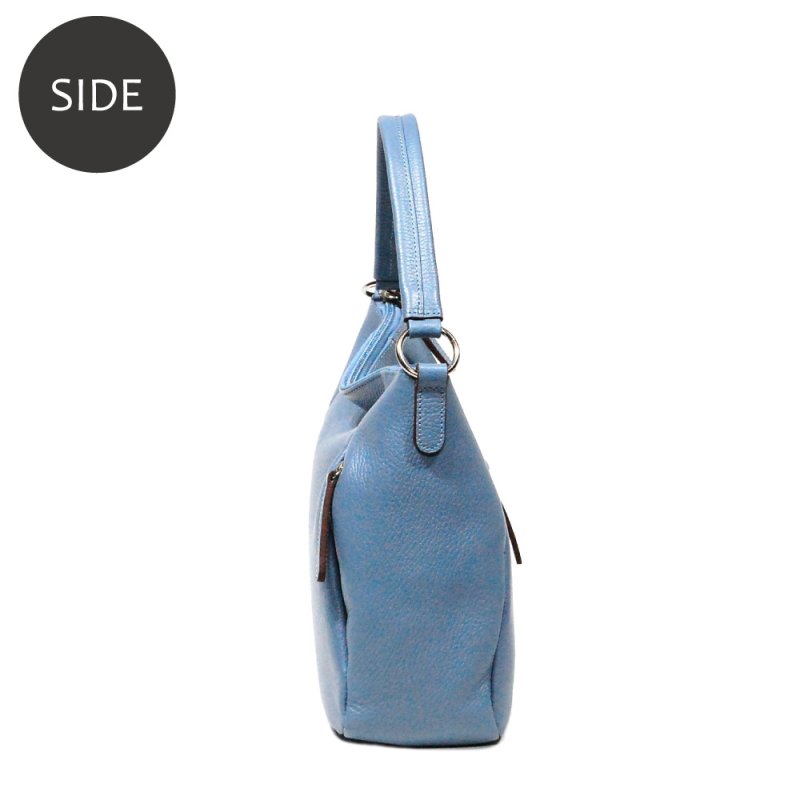 画像4: 傷が目立たないエンボスシュリンクの ティアドロップ2wayショルダーバッグ (4)