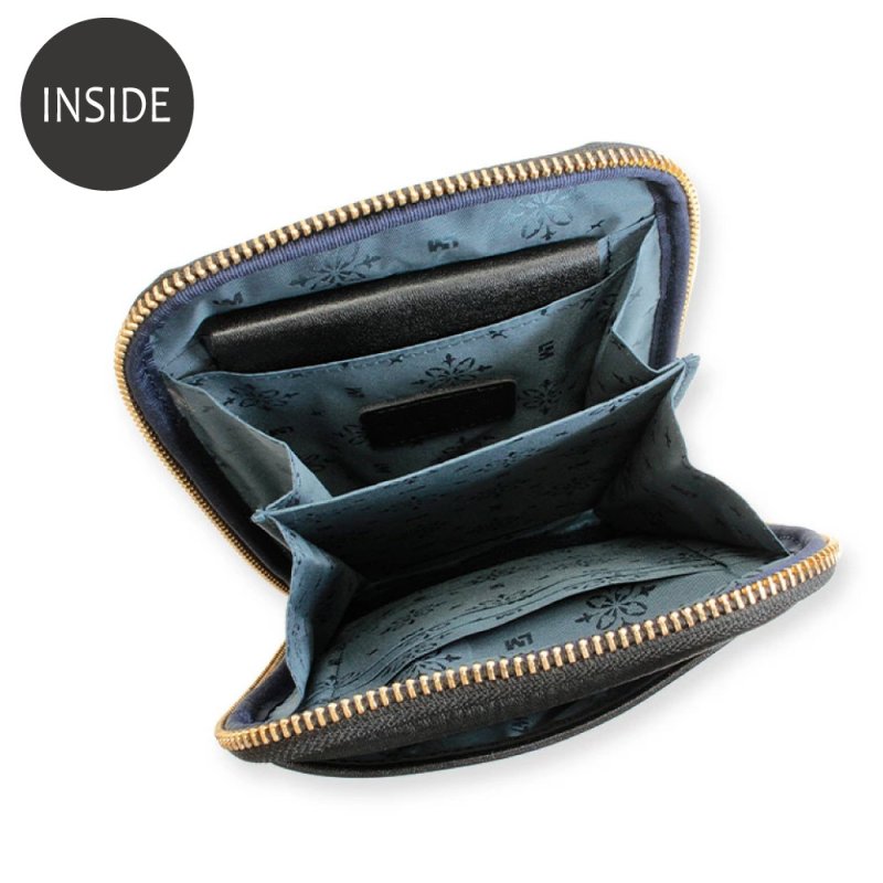 画像5: ソフトレザーのお財布機能付きスマホショルダー (5)