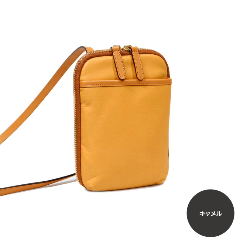 画像7: ソフトレザーのお財布機能付きスマホショルダー (7)