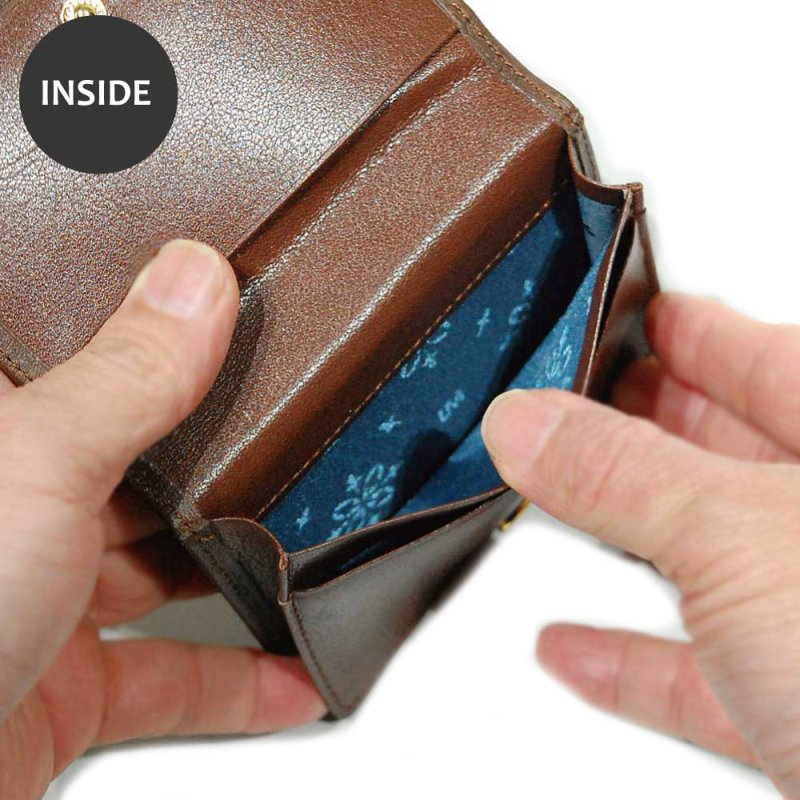 画像5: 手袋用ソフトレザーで作った 名刺入れ (5)