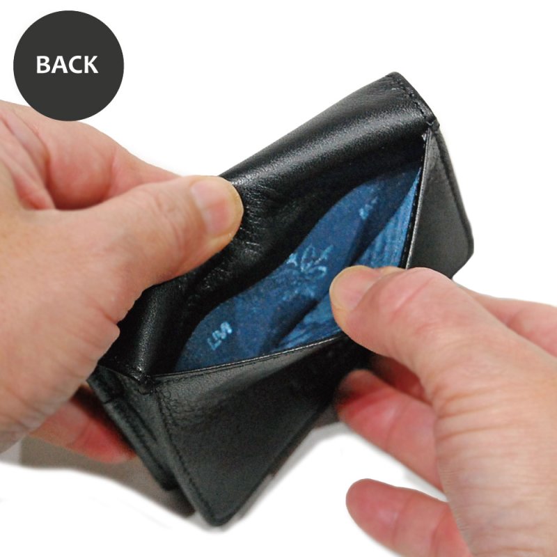 画像7: 手袋用ソフトレザーで作った 名刺入れ (7)