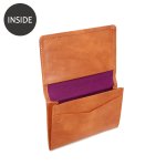 画像6: ムラ染めオリーブレザー 名刺入れ (6)