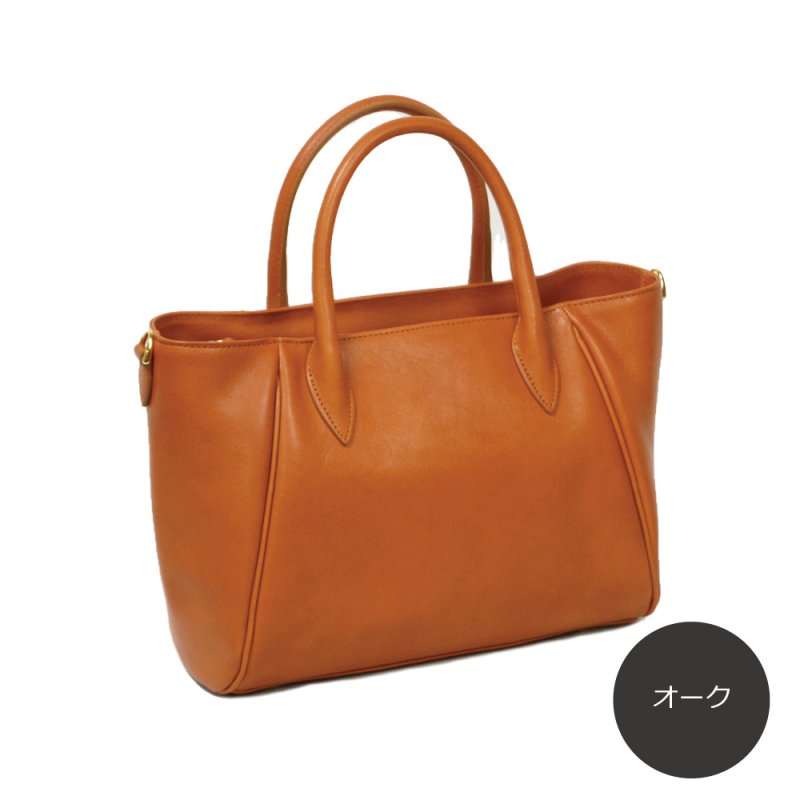 画像2: オリーブレザー　2wayハンドバッグ (2)