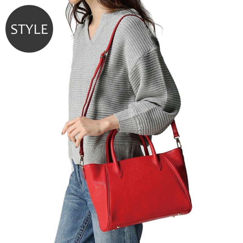 画像17: オリーブレザー　2wayハンドバッグ (17)