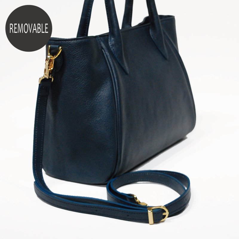 画像12: オリーブレザー　2wayハンドバッグ (12)