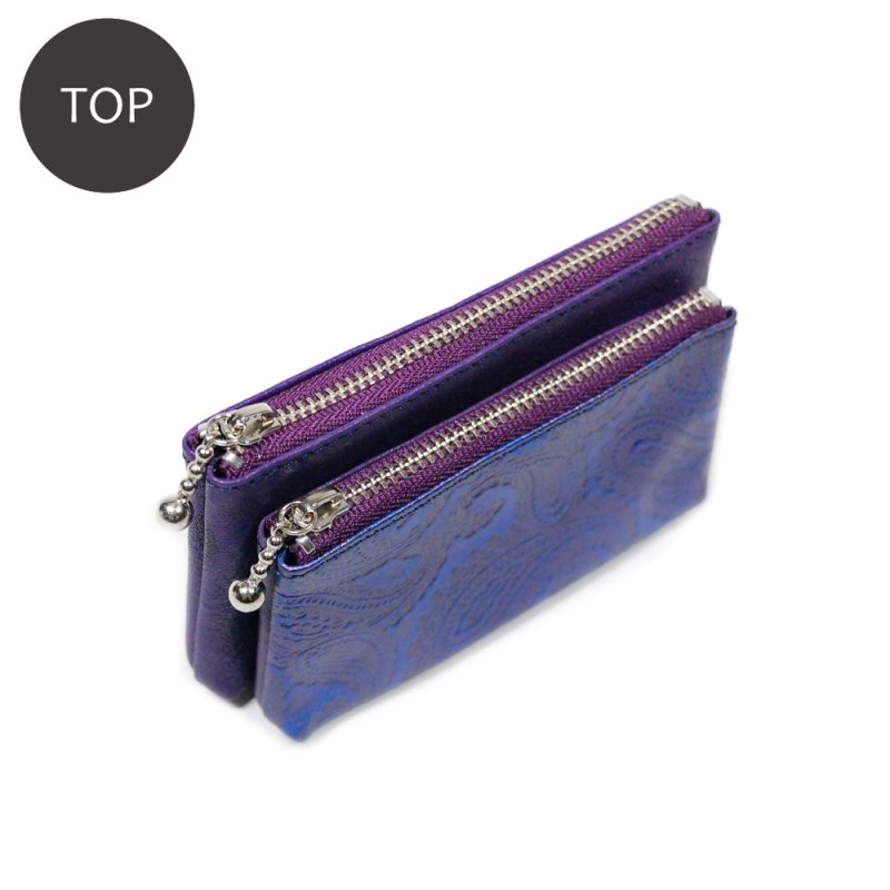 画像5: デザインレザーの親子ポーチ (5)