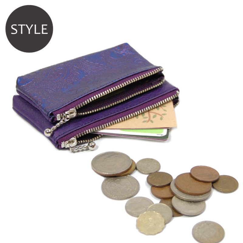 画像18: デザインレザーの親子ポーチ (18)