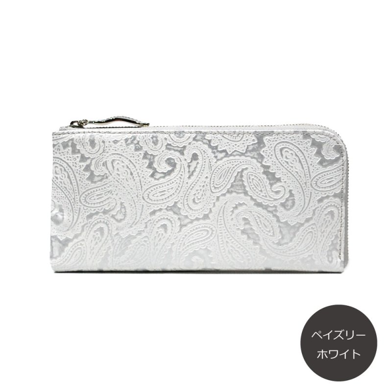 画像23: デザインレザーのL字ファスナー長財布 (23)