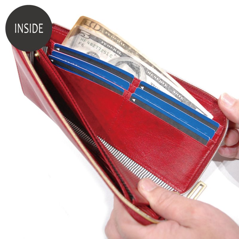 画像10: シームレス L字ファスナー長財布 (10)