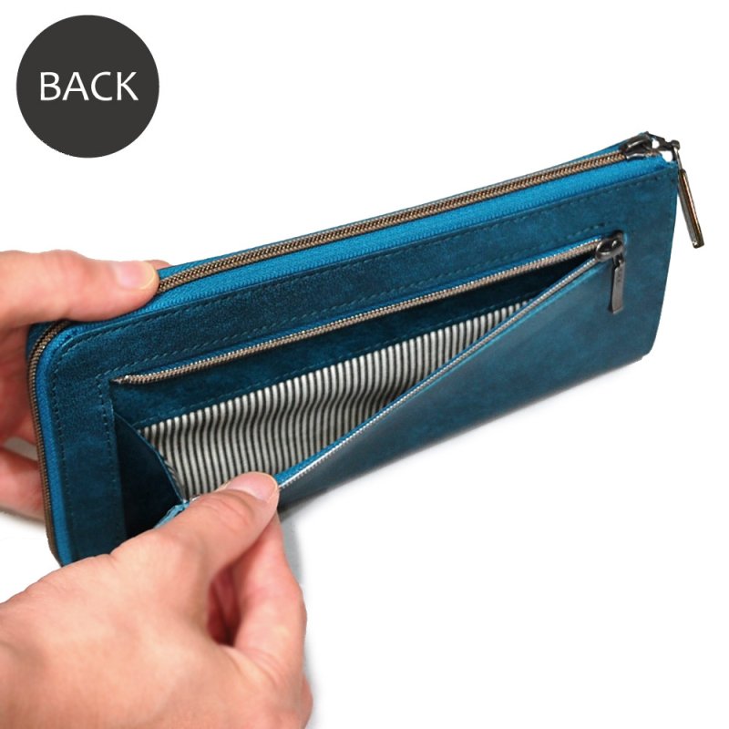 画像8: シームレス L字ファスナー長財布 (8)