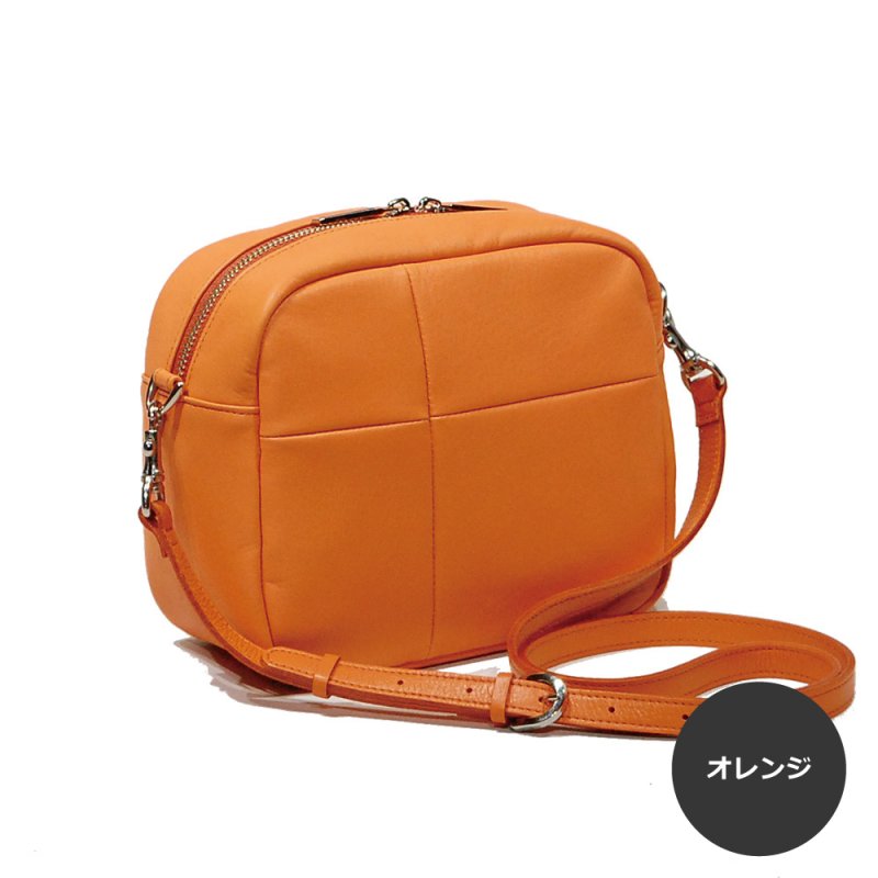 画像6: 手袋用ソフトレザーで作った ワッフルBOXショルダー (6)