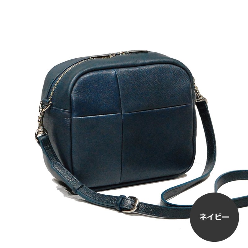 画像4: 手袋用ソフトレザーで作った ワッフルBOXショルダー (4)